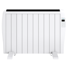 Radiateur électrique à faible consommation Ready Warm 2000 Thermal Connected. Avec 10 éléments, 1500 W, mural ou sur pied, 3 modes, minuterie, télécommande, écran LED, contrôle via Wi-Fi, ultra-fin