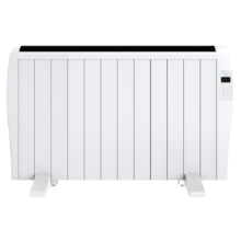 Radiateur électrique à faible consommation Ready Warm 2500 Thermal Connected. Avec 12 éléments, 2000 W, mural ou sur pied, 3 modes, minuterie, télécommande, écran LED, contrôle via Wi-Fi, ultra-fin