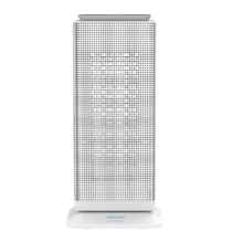 Calefactor Cerámico Ready Warm 6400 Ceramic Sky Smart. 2000 W, Pantalla LED Superior, 3 Modos de Funcionamiento, Temporizador 24h, Oscilación, Mando a Distancia