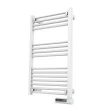 Sèche-serviettes électrique à faible consommation Ready Warm 9100 Smart Towel White. 500 W, écran LED, contrôle tactile, minuterie, 3 modes de fonctionnement, 2 systèmes de sécurité