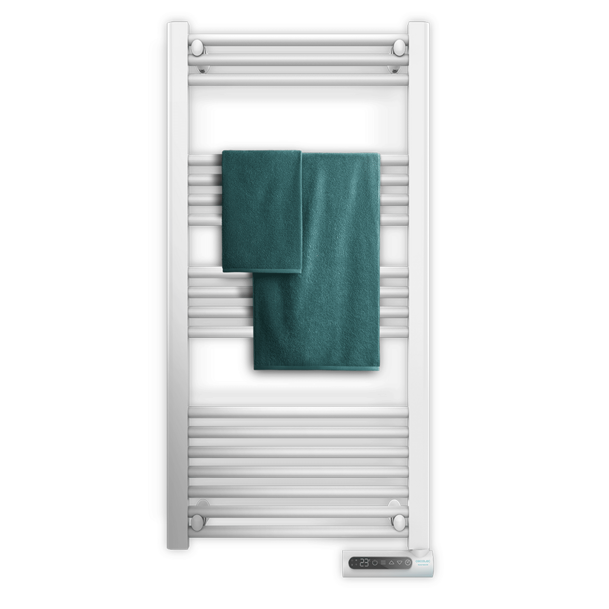 Toallero eléctrico Ready Warm 9870 Crystal Towel Cecotec 850W con doble  colgador blanco - Embargosalobestia