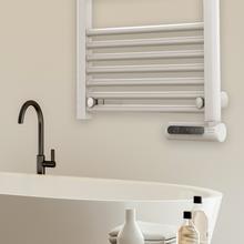 Ready Warm 9200 Smart Towel White de fluido con 750 W, pantalla LED, control táctil, programador semanal, 3 modos, temperatura seleccionable, y máxima seguridad con IP24.