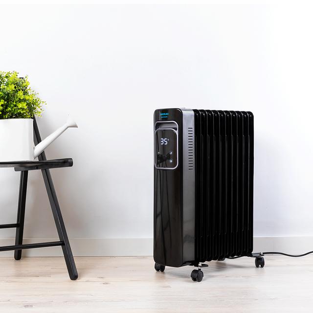 Radiador - CECOTEC 5387, 1500 W, Negro