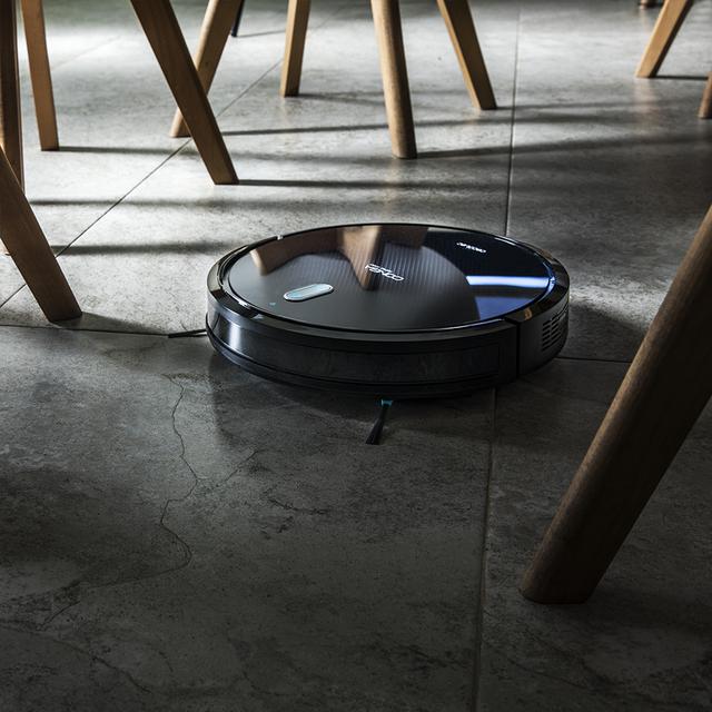 Robot Aspirapolvere Conga Serie 1099 Connected. 1400 Pa, Aspira, spazza, lava e passa il panno, spazzola speciale animali domestici, telecomando, compatibile con Alexa e Google Home, muro magnetico