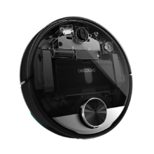 Robot aspirateur Conga série 3290 Titanium. 2300 Pa, gestion et édition des pièces, application, jusqu'à 5 cartes, il aspire, balaie, nettoie le sol et passe la serpillière, Alexa et Google Home.