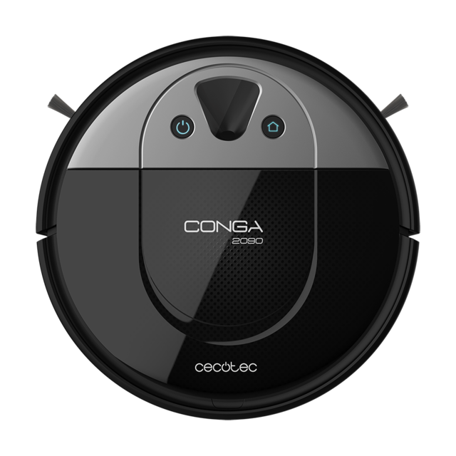 Robot aspirapolvere e lavapavimenti Conga 2090 Vision, iTech telecamera 360 , lava, aspira e spazza allo stesso tempo, 2700 Pa, app con mappa interattiva, pulizia di zone precise, Alexa & Google Assistant