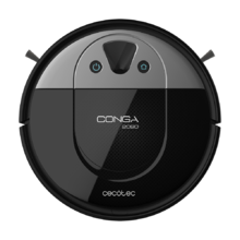 Conga 2090 Vision Staubsaug- und -Wischroboter, iTech 360° Kamera, schrubbt, saugt und wischt gleichzeitig, interaktive Karten-App, Punkt- und Flächenreinigung, 2700 Pa, Alexa & Google Assistant