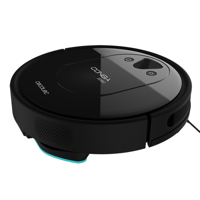 Conga 2090 Vision robot aspirateur et nettoie-sols, iTech, Camera 360, il nettoie le sol, aspire et balaie en même temps, application avec carte, nettoyage en un point et par zones, 2700 Pa, Alexa & Google Assistant