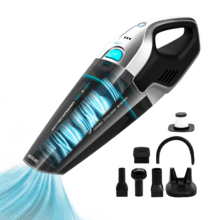 Aspirateur à main Conga Immortal ExtremeSuction 11,1 V Hand. Il aspire les solides et les liquides, léger et sans sac, autonomie jusqu'à 20 minutes, 11,1 V, technologie cyclonique