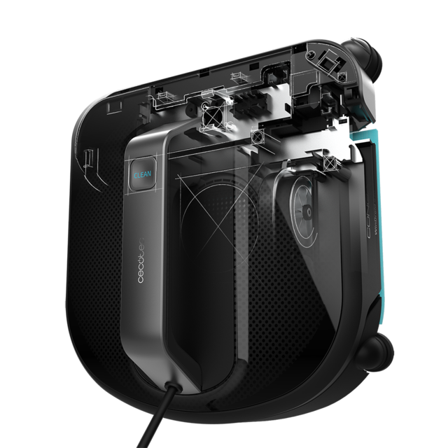 Robot lavavetri Conga WinDroid 970. iTech WinSquare: Navigazione intelligente, panno vibrante, 5 modalità di pulizia, sistema sicurezza integrale