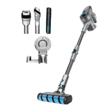 Aspirateur-balai Conga RockStar 300 X-Treme ErgoFlex. Aspirateur 3 en 1 sans fil : Aspirateur vertical, balai et à main avec 430 W de puissance, 24 KPA, tube flexible et autonomie de la batterie jusqu'à 65 min