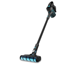 Aspirateur-balai sans fil Conga Rockstar 700 X-Treme. Sans sacs, 430 W de puissance et 24 kPa, 3 en 1 : vertical, balai et à main, avec moteur numérique, mode Auto, tube flexible et jusqu'à 65 minutes d'autonomie.