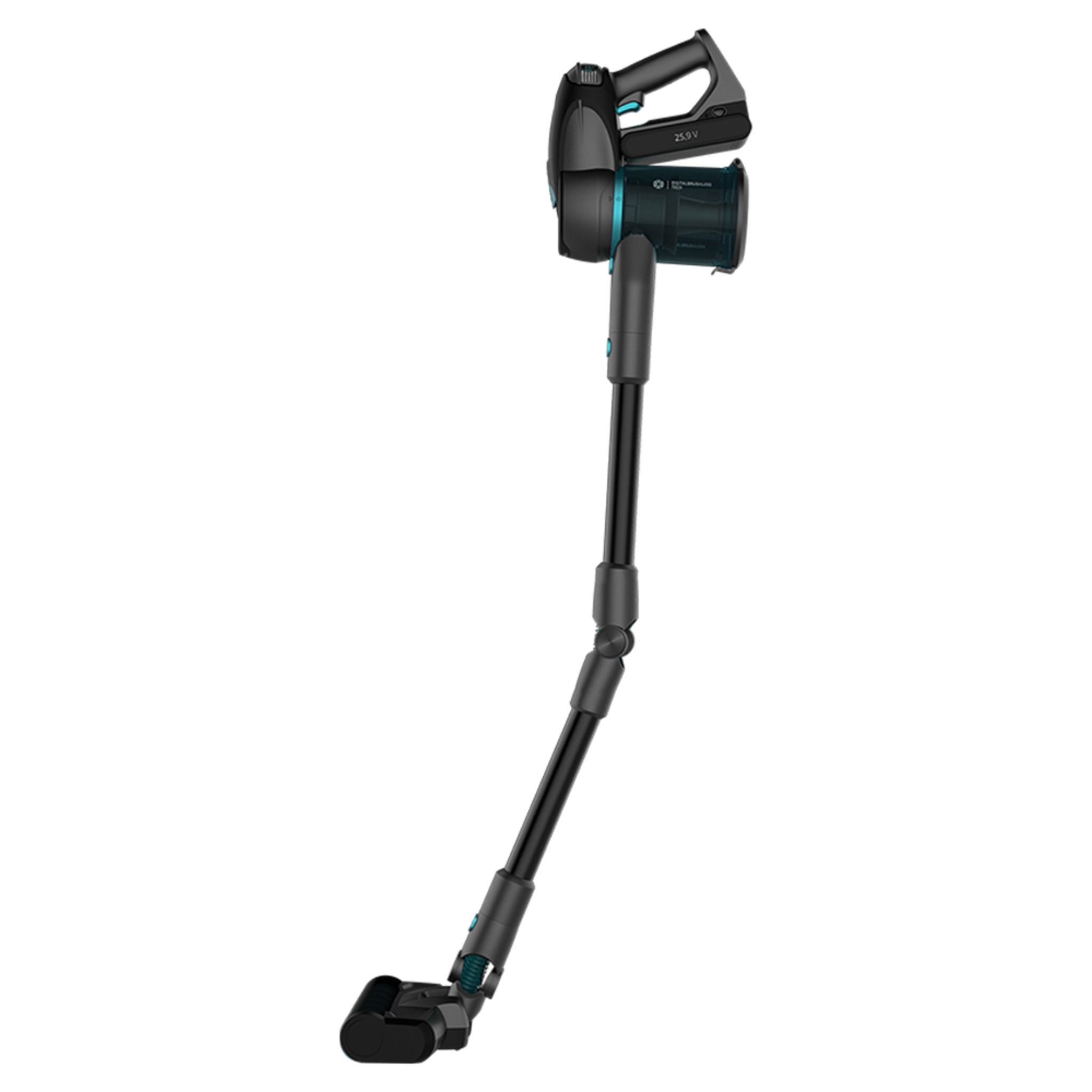 Aspirateur-balai sans fil Conga Rockstar 700 X-Treme Ergoflex. Sans sacs, 430 W de puissance et 24 kPa, 3 en 1 : vertical, balai et à main, avec moteur numérique,  tube flexible et jusqu'à 65 minutes d'autonomie.