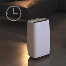 Déshumidificateur Big Dry 4000 Expert. Minuterie 24 h, 10 L/jour, réservoir amovible de 2,5 L, 105 m³/h de surface couverte, gaz R290, silencieux, humidité 40 % à 80 %, écran LED et auto-déconnexion