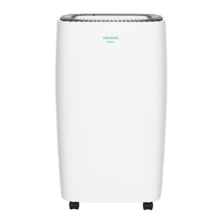 Déshumidificateur Big Dry 4000 Expert. Minuterie 24 h, 10 L/jour, réservoir amovible de 2,5 L, 105 m³/h de surface couverte, gaz R290, silencieux, humidité 40 % à 80 %, écran LED et auto-déconnexion