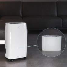 Déshumidificateur Big Dry 4000 Expert. Minuterie 24 h, 10 L/jour, réservoir amovible de 2,5 L, 105 m³/h de surface couverte, gaz R290, silencieux, humidité 40 % à 80 %, écran LED et auto-déconnexion