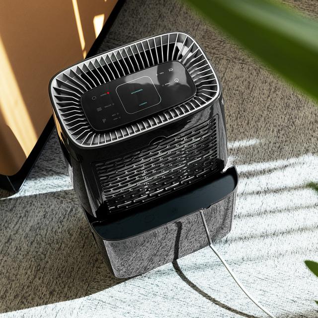 Desumidificador Big Dry 4000 Expert Black. Temporizador 24h, 10L/día, Depósito amovível 2,5L, Cobertura 105m3/h, Gas R290, Silencioso, Humidade 40% a 80%, Ecrã LED, Desligamento automático