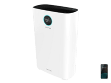 TotalPure 7500 Connected Luftreiniger 60 W, niedriger Stromverbrauch, 600 CADR, 3 Filtrationsprozesse, LED-Anzeige, 4 Geschwindigkeiten, Wi-Fi-Steuerung, Reichweite 200 m3