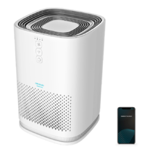 TotalPure 1500 Connected Luftreiniger 26 W, 100 CADR, 3 Filterstufen, Wi-fi-Steuerung, 2 Betriebsmodi, PM 2.5-Sensor, Erfassungsbereich 40 m3