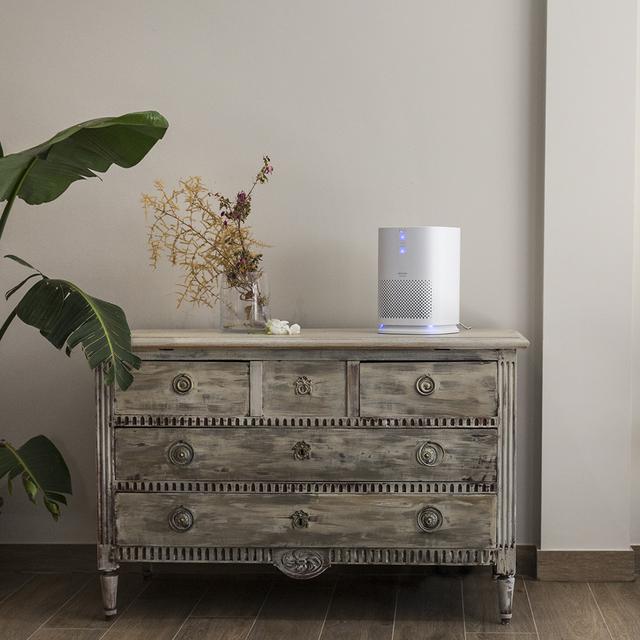 TotalPure 1500 Connected Luftreiniger 26 W, 100 CADR, 3 Filterstufen, Wi-fi-Steuerung, 2 Betriebsmodi, PM 2.5-Sensor, Erfassungsbereich 40 m3