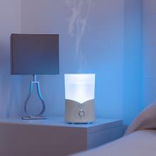 BreezeCare 2000 Light. Humidificador de 25 W, Humidificación 200 ml/h, Depósito 1,2 litros, Salida de vapor 360º, Control Manual, Luz LED, Cobertura hasta 30 m2