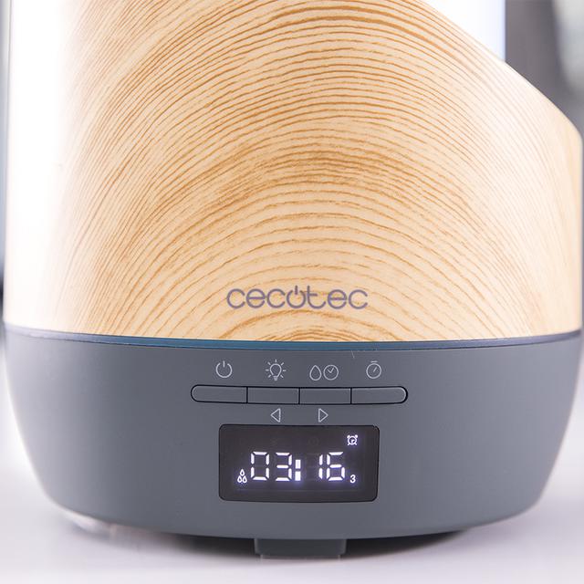 Humidificador PureAroma 500 Smart Grey Woody Cecotec — Rehabilitaweb