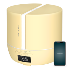 PureAroma 550 Connected SunLight Aromadiffusor. Inhalt 500ml, LED-Anzeige, Lautsprecher, Bluetooth-Steuerung, App, 12h-Timer, 3 Betriebsarten, Reichweite 30m2.