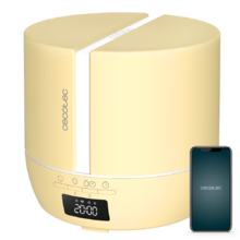 Cecotec Humidificador Difusor de Aromas sin Cables PureAroma 500 Cordless.  5000 mAh, 3 Modos de Funcionamiento, Doble Salida, Depósito de 500ml, con B