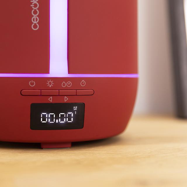 Diffusore di aromi PureAroma 550 Connected Garnet Capacità 500 ml, display LED, vivavoce, controllo via bluetooth, app, timer 12 h, 3 modalità di funzionamento, copertura 30 m²