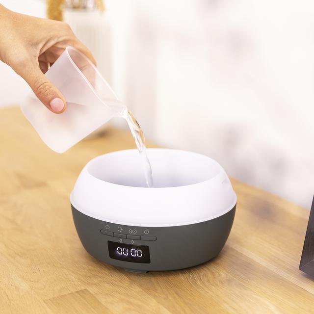 Diffusore di aromi  PureAroma 550 Connected Stone Capacità 500 ml, display LED, vivavoce, controllo via bluetooth, app, timer 12 h, 3 modalità di funzionamento, copertura 30 m²