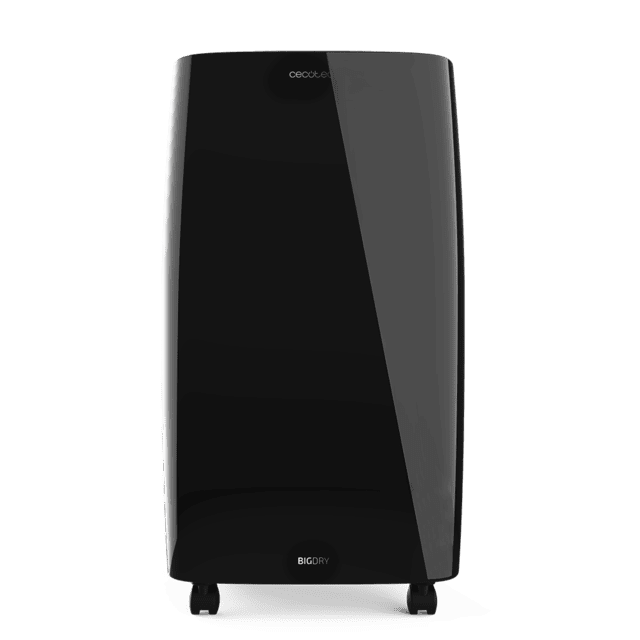 Deumidificatore Big Dry 4000 Expert Black Connected. Controllo Wi-Fi, 10L/giorno, Serbatoio rimovibile da 2,5L, Copertura 105m3/h, Gas R290, Silenzioso, Umidità da 40% a 80%, Display, Timer
