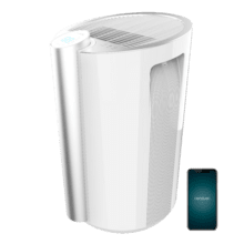 Big Dry 9000 Professional Connected. Deshumidificador con Temporizador 12h, 20L/día, Depósito extraíble 4,5L, Cobertura 250 m3/h, Gas R290, Silencioso, Ajuste Humedad, Control Wifi