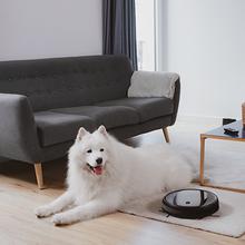 Robot aspirateur et nettoie-sols Conga 2290 Ultra. 2100 Pa, application avec carte, nettoyage ordonné, brosse pour les poils d'animaux, Alexa et Google Assistant et mur magnétique.