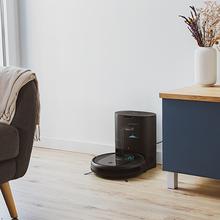 Robot aspirateur et nettoie-sols Conga 2290 Ultra. 2100 Pa, application avec carte, nettoyage ordonné, brosse pour les poils d'animaux, Alexa et Google Assistant et mur magnétique.