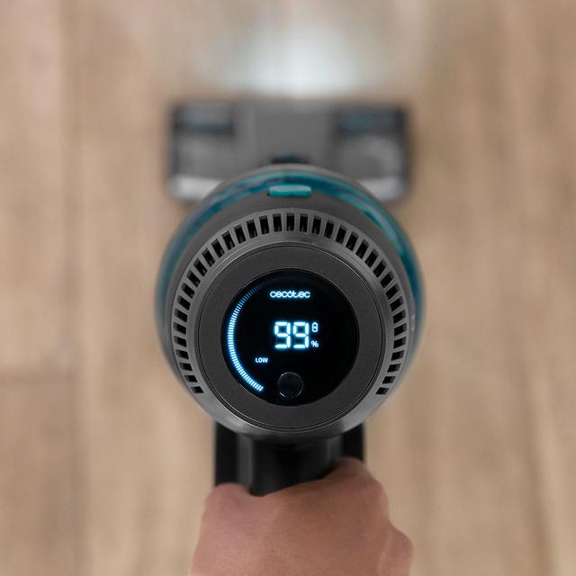 Aspirapolvere senza fili Conga RockStar 2500 X-Treme ErgoFlex. Motore digitale, 3 in 1, spazzola Jaliscazo, 680 W e 26 kPa, 230 aW, 90 minuti di autonomia, tubo flessibile e display digitale