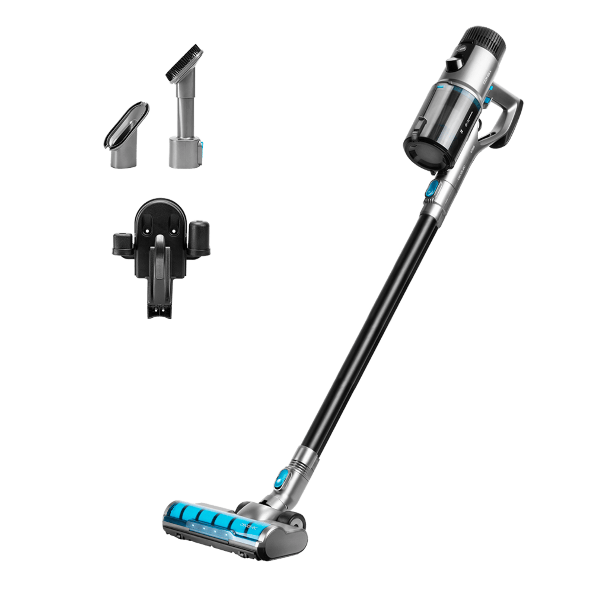 Aspirador Escoba sin Cable Conga Rockstar 880 Ultimate. 480 W, 3 en 1: Vertical, Escoba y de Mano, Motor Digital Brushless, 30 kPa, 100 mins de autonomía, Cepillo Jalisco