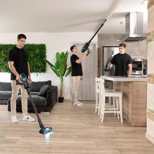 Aspirateur-balai sans fil Conga Rockstar 2500 X-Treme. Moteur numérique, 3 en 1, brosse Jaliscazo, 680 W et 26 kPa, 230 AW, 90 min d'autonomie, 4 modes et écran numérique.