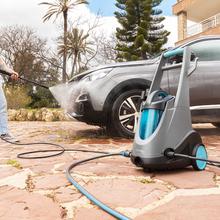 Nettoyeur haute pression et aspirateur Conga Triton 5000 UltraClean&Car. 1500 W, 4 en 1 : Nettoyeur haute pression, aspirateur de solides et liquides et fonction soufflerie, 120 bars, puissance d'aspiration de 15 kPa, kit d'accessoires.