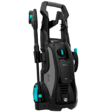 Nettoyeur haute pression Hydroboost 2000. 2000 W, débit maximal de 468 l/h, pompe en aluminium, pression maximale de 150 bars, rayon d’action jusqu'à 11 mètres et accessoires.