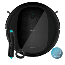 Robot Aspirador y Friegasuelos Conga 2290 Ultra X. Tecnología iTech SmartGyro 4.0, Friega, Aspira y Barre a la Vez, 2100 Pa, App Control con Mapa, Virtual Voice, 2 Cepillos