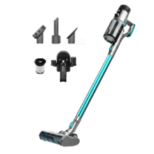 Conga RockStar 880 Titanium 3 en 1 aspirateur-balai sans fil avec moteur numérique. Avec brosse Jalisco. 480 W de puissance et 30 kPa. 150 aW. Autonomie de 100 minutes. 3 modes de fonctionnement. Écran numérique. Kit d‘accessoires.