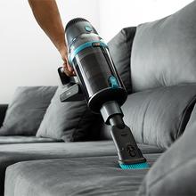 Aspirateur-balai sans fil 4 en 1 avec moteur numérique Conga RockStar 2500 Titanium ErgoWet. Avec brosse Jaliscazo. 680 W de puissance et 26 kPa. 230 aW. Autonomie de 90 minutes. 4 modes de fonctionnement. Écran numérique. Système ErgoWet.