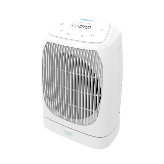 Calefactor Eléctrico de Baño Bajo Consumo Ready Warm 9870 Smart Rotate. 2000 W, Oscilación, 3 Modos, Silencioso, Pantalla LCD, Sistema de Seguridad, 15m2