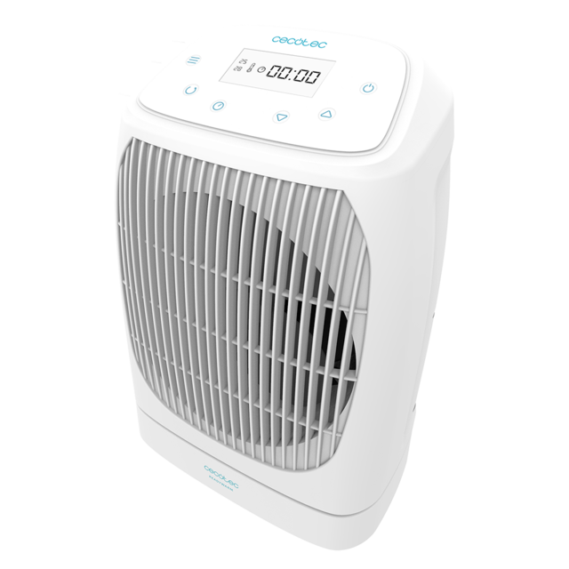 Calefactor Eléctrico de Baño Bajo Consumo Ready Warm 9870 Smart Rotate. 2000 W, Oscilación, 3 Modos, Silencioso, Pantalla LCD, Sistema de Seguridad, 15m2
