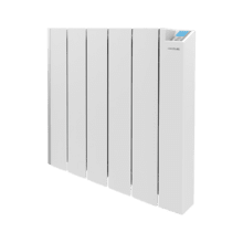 Stufa elettrica a Basso Consumo Ready Warm 6000 Thermal Ceramic Connected. 6 elementi, 1500 W, alluminio fuso, controllo Wi-Fi, 4 modalità, timer, IPX4, 20 m2