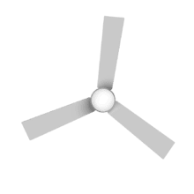 Ventilatore da soffitto EnergySilence Aero 4850 Style White 30 W 48" con luce LED, telecomando, 6 velocità, 3 modalità (bassa/media/alta), 3 pale, modalità inverno-estate e modalità brezza naturale.