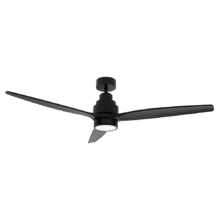 Ventilador de techo EnergySilence Aero 5350 Black Design Ventilador de techo de 40 W y 52” con motor DC, luz LED, mando a distancia, 6 velocidades, temporizador y modo winter-summer.