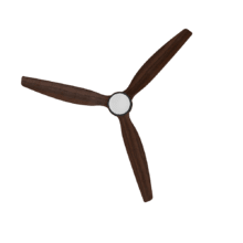 Ventilador de techo EnergySilence Aero 5300 Black&Wood Design Ventilador de techo de 40 W y 52” con motor DC, luz LED, mando a distancia, 6 velocidades, temporizador y modo winter-summer.