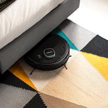Robot aspirateur Conga Eternal Max X-Treme. 110 minutes d’autonomie. Puissance d'aspiration du moteur de 3000 Pa avec une aspiration maximale de 2500 Pa. 3 niveaux de puissance et de nettoyage du sol. Brosse Multifonction. 10 programmes. APP. Assistant virtuel Alexa. Programmation. 2 tissus inclus.