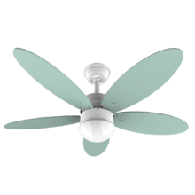 Ventilador de techo EnergySilence Aero 4260 Mint Ventilador de techo de 40 W con motor DC  y 42” con luz LED, mando a distancia , temporizador, 6 velocidades y 5 aspas reversibles.